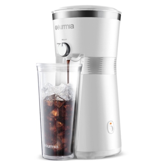 GOURMIA Iced Coffee Maker with Reusable Tumbler, White - Picture 5 of 7